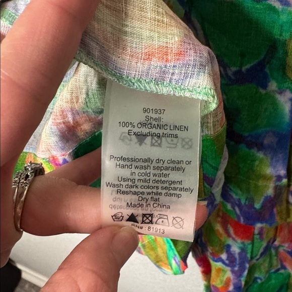 NWOT Anthropologie Hope for Flowers by Tracy Reese Mini Watercolor Dress - Picture 4 of 6